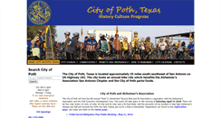 Desktop Screenshot of cityofpoth.org